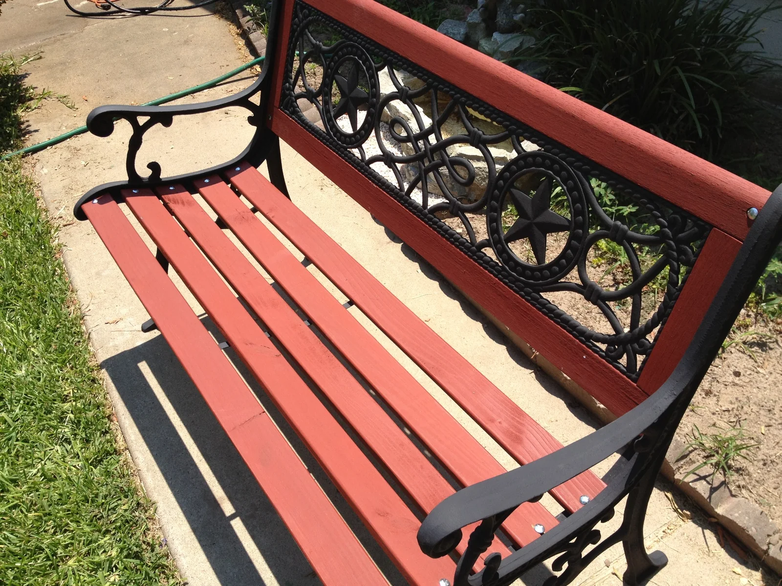 Outdoor Bench Restoration - Metal restoration