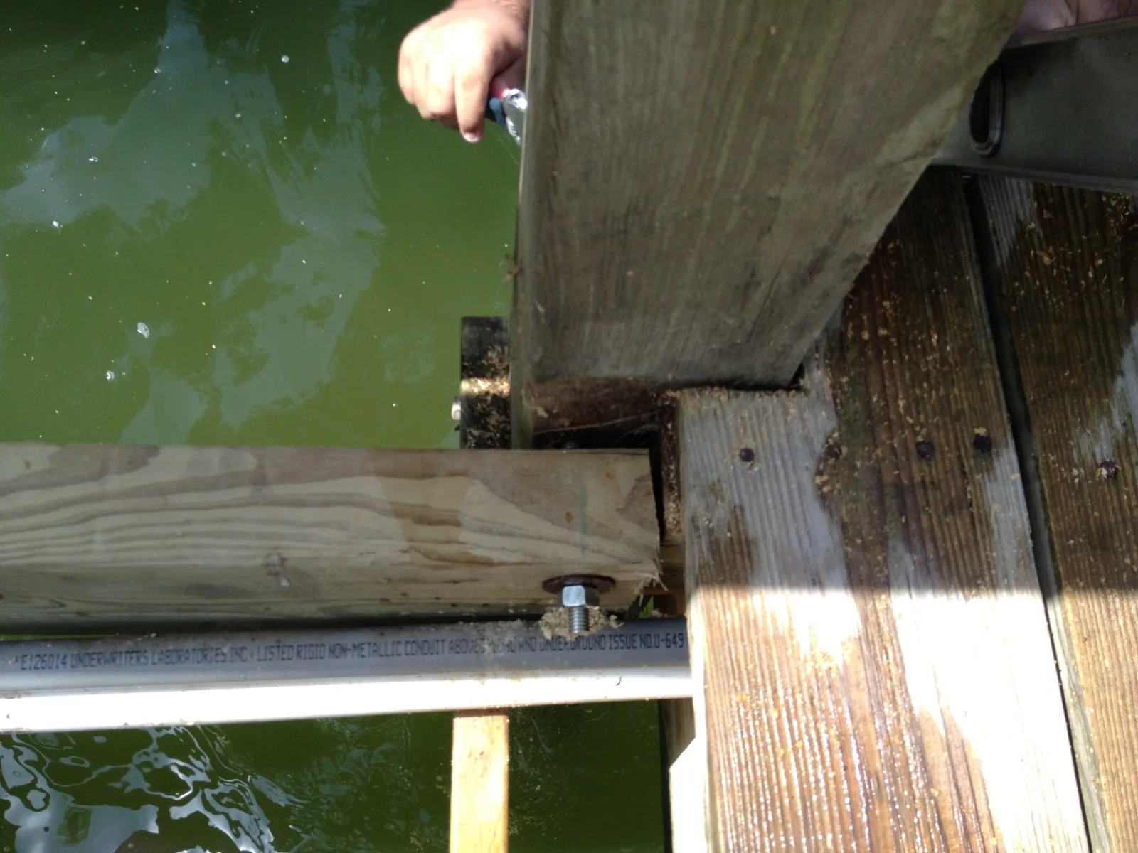 Dock Repair - Rail / post work