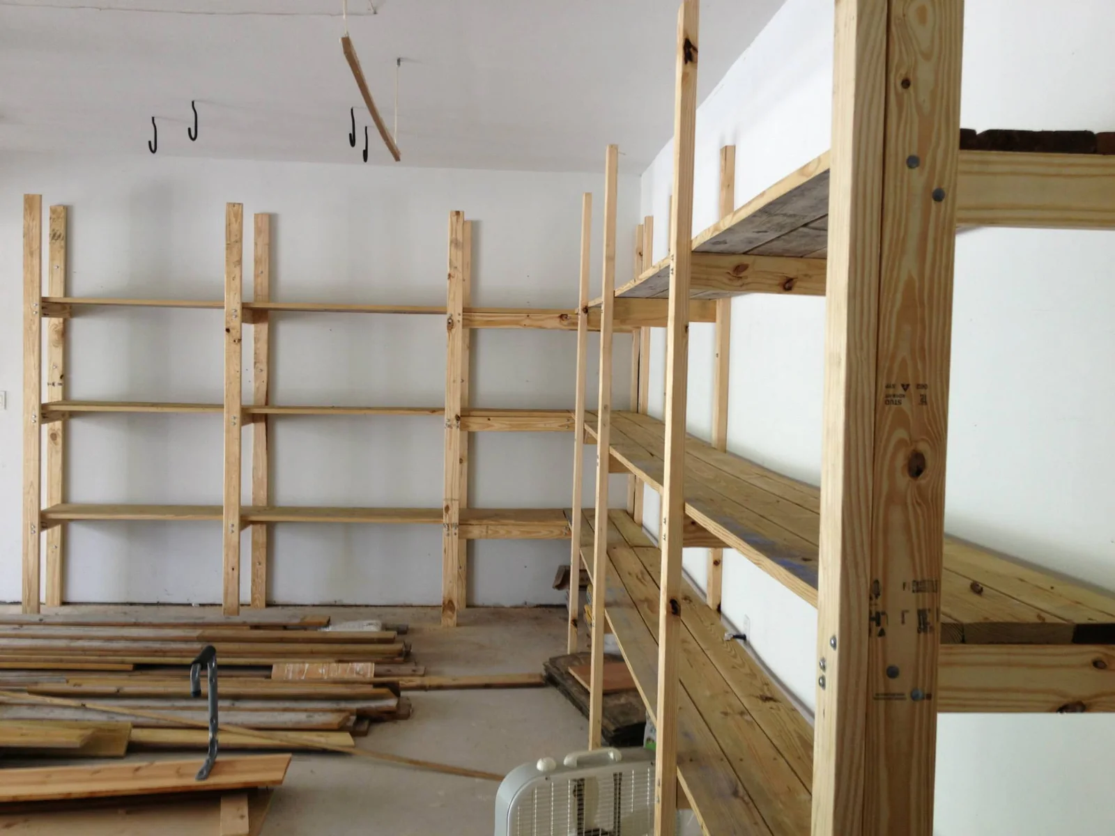 Large shelving build